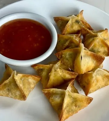 Recipe 'Crab & Spinach Rangoon'
