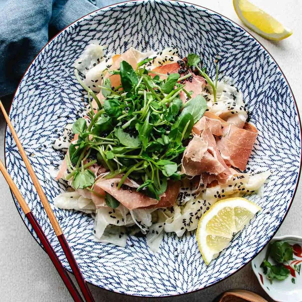 Shaved daikon salad recipe