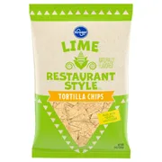 Kroger Kick Of Lime Flavored 100% White Corn Chips
