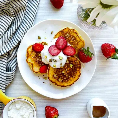 Recipe 'Syrniki (Ukrainian Sweet Ricotta Pancakes)'