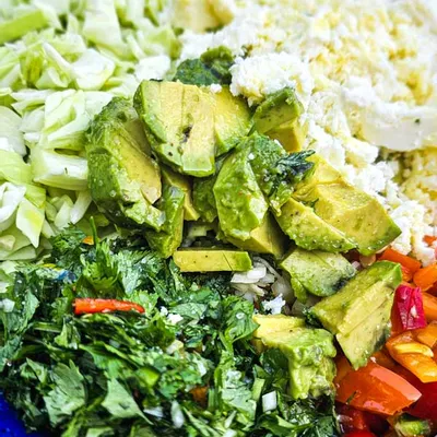 Recipe 'Southwestern Salad with Poblano and Avocado'