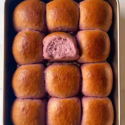 Recipe 'Homemade Ube Coconut Sweet Rolls (King's Hawaiian Copycat)'