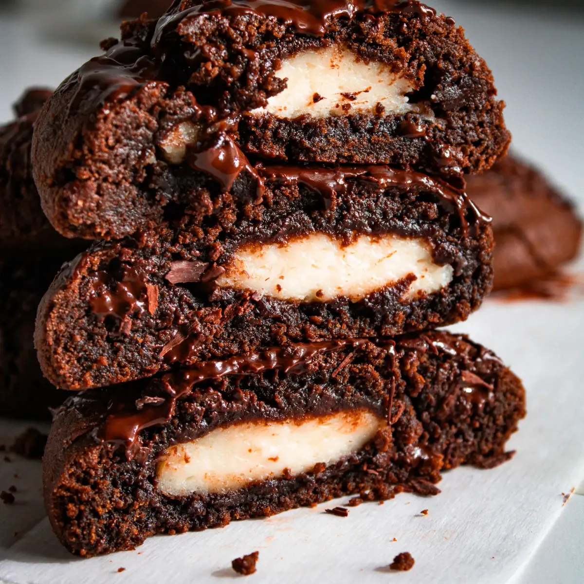 Chocolate Cheesecake Cookies