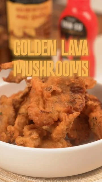 Golden Lava Oyster Mushrooms