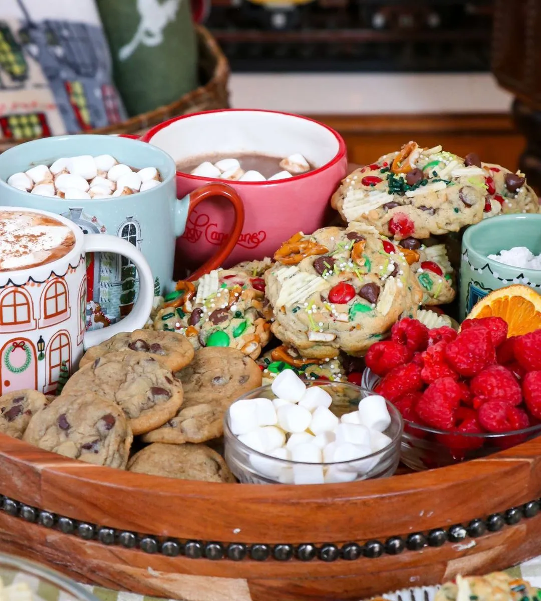 Christmas Inspired Kitchen Sink Cookies 