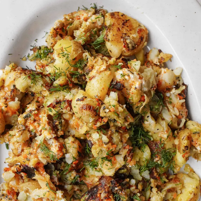 Loaded Holiday Smashed Potatoes Recipe