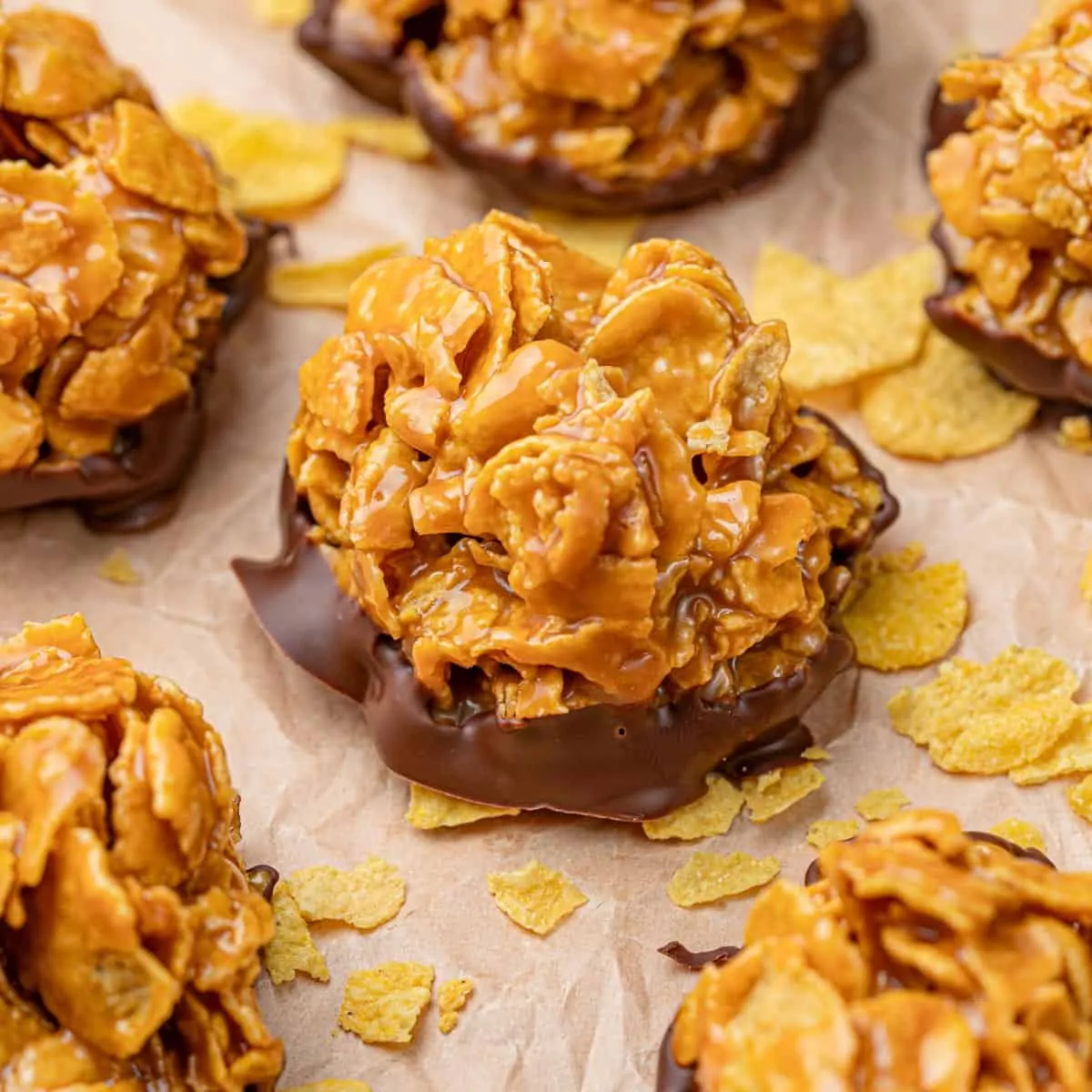 Caramel Cornflakes (no bake)