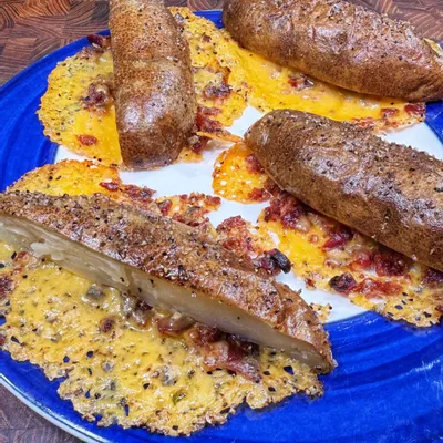 Recipe 'Ultimate Cheesy Bacon Potato Fries: Easy Snack Recipe'