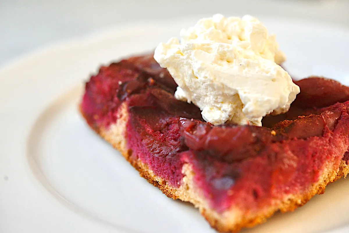 Classic German Plum Cake (Pflaumenkuchen)