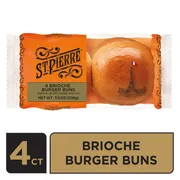 St Pierre Brioche Burger Buns