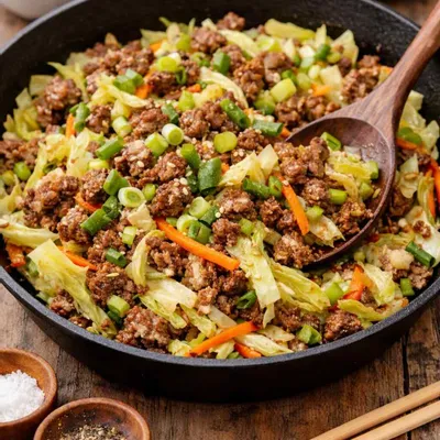 Recipe 'Quick Beef and Cabbage Stir Fry'
