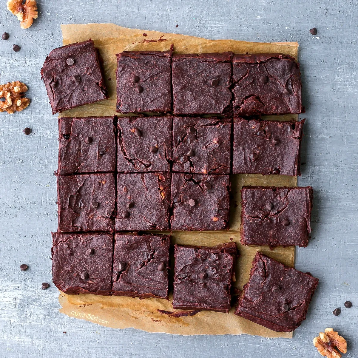 Cauliflower Walnut Brownies