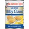 Bumble Bee Baby Clams, Whole, Shucked