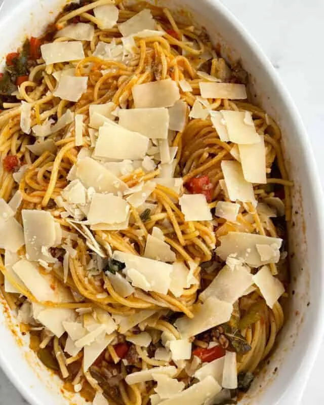 Baked Spaghetti Bolognese Recipe