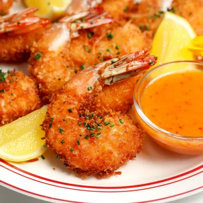 Recipe 'Coconut Shrimp and Chili Sauce'