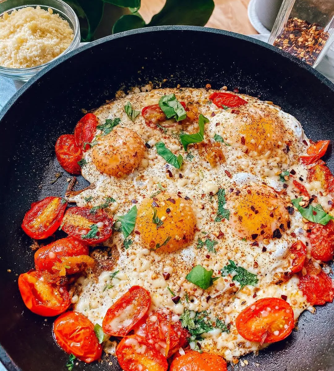 Paleo Gluten-Free Pizza-ish Shakshuka