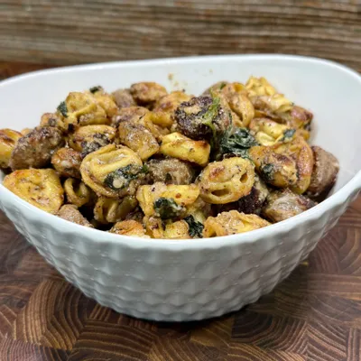 Recipe 'Creamy Griddle Tortellini Alfredo'