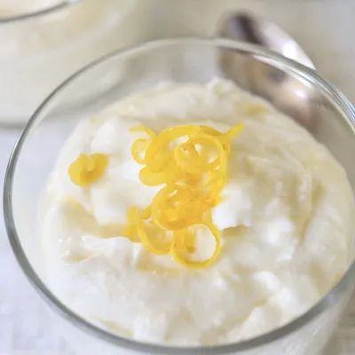 Recipe 'Lemon Mousse | Zitronenspeise'