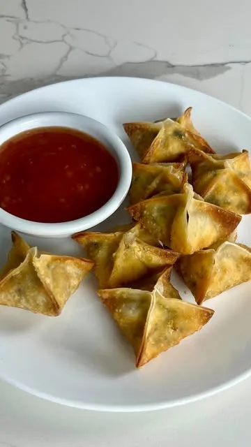Crab & Spinach Rangoon