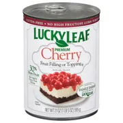 Lucky Leaf Fruit Filling or Topping, Premium, Cherry