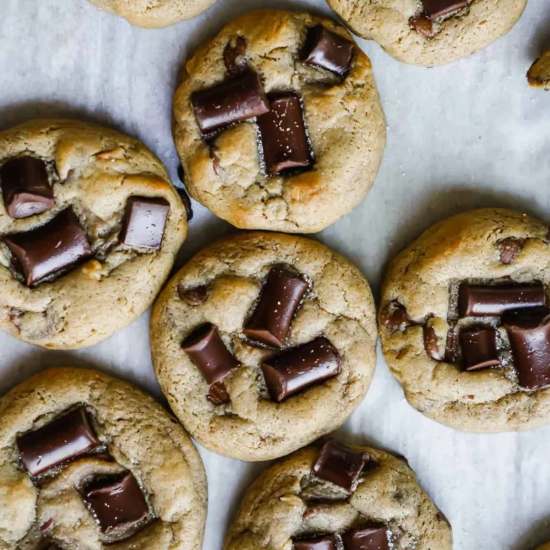 Gooey Peanut Butter Chocolate Chunk Cookies