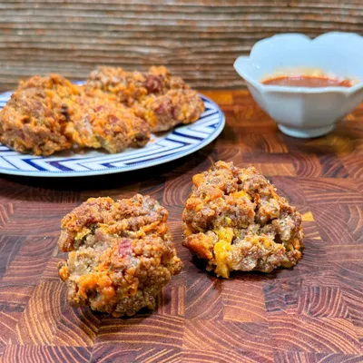Recipe 'Garlic Cheeseburger Bites'