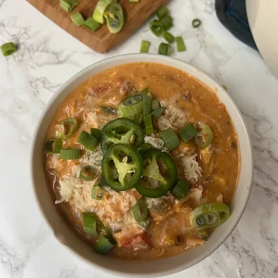 Recipe 'Creamy Pumpkin Chicken Chili'