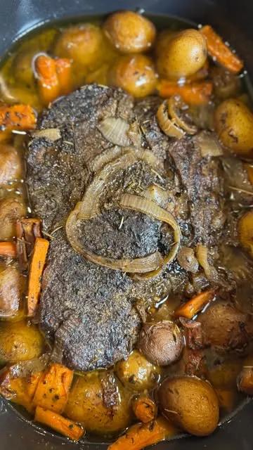 Best Slow Cooker Pot Roast Ever!!
