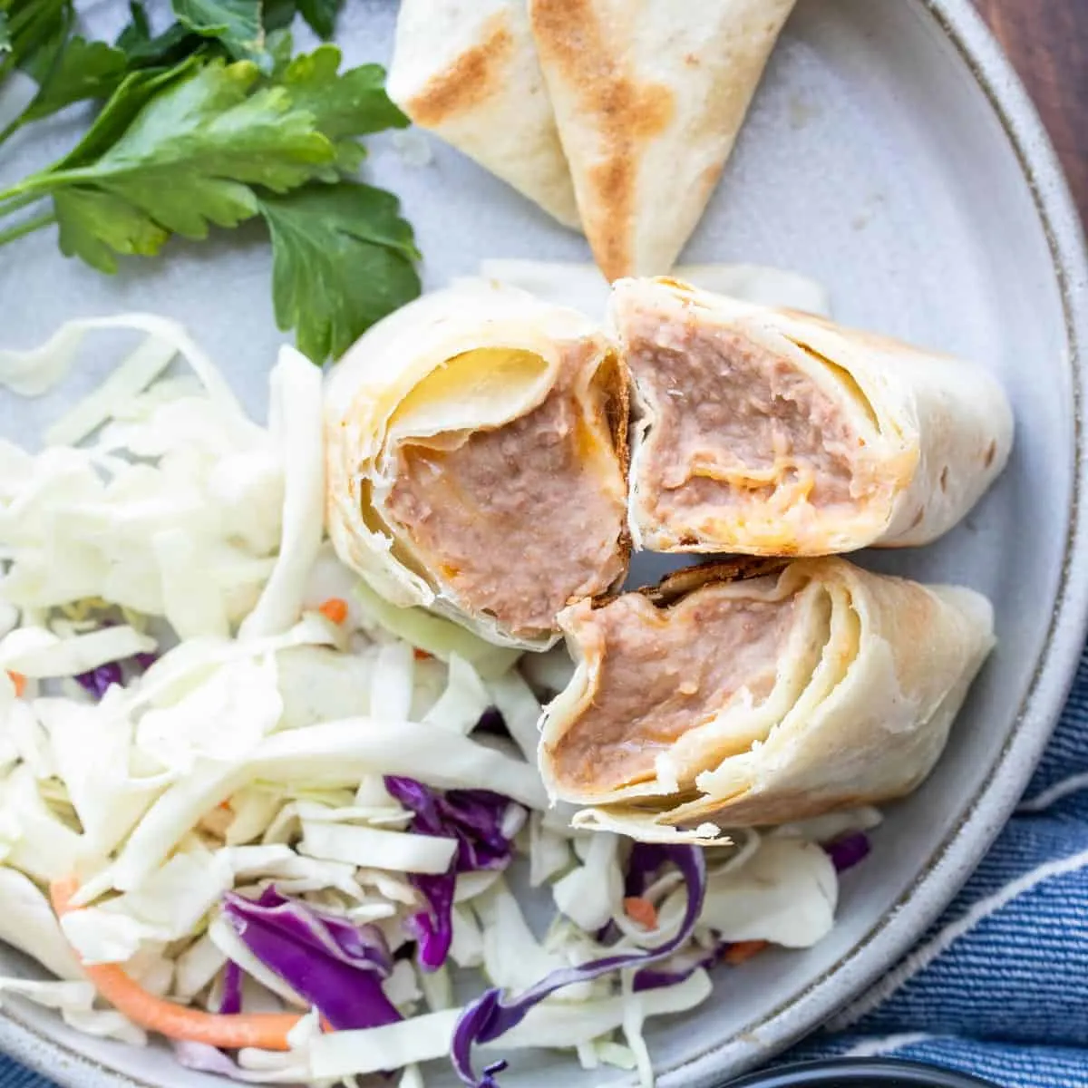 Refried Bean Burrito