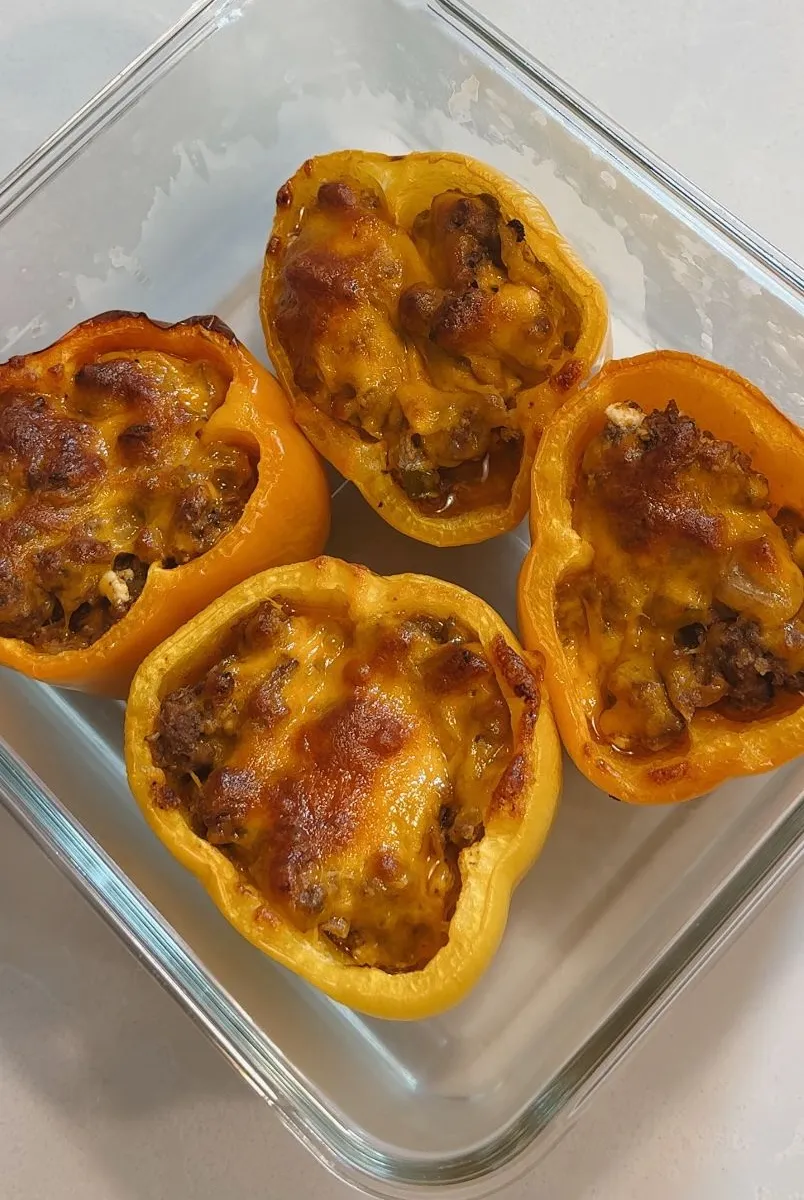 Cheeseburger Stuffed Peppers
