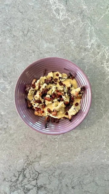 Cauliflower Carbonara (Vegetable Puree Base)