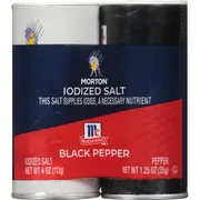 Morton Iodized Salt & Black Pepper