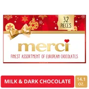 merci Finest Christmas Assorted Chocolate Candy Gift Box
