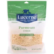 Lucerne Shredded Cheese, Parmesan, Finely