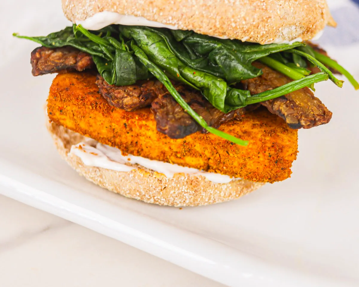 Breakfast Tofu Sandwich