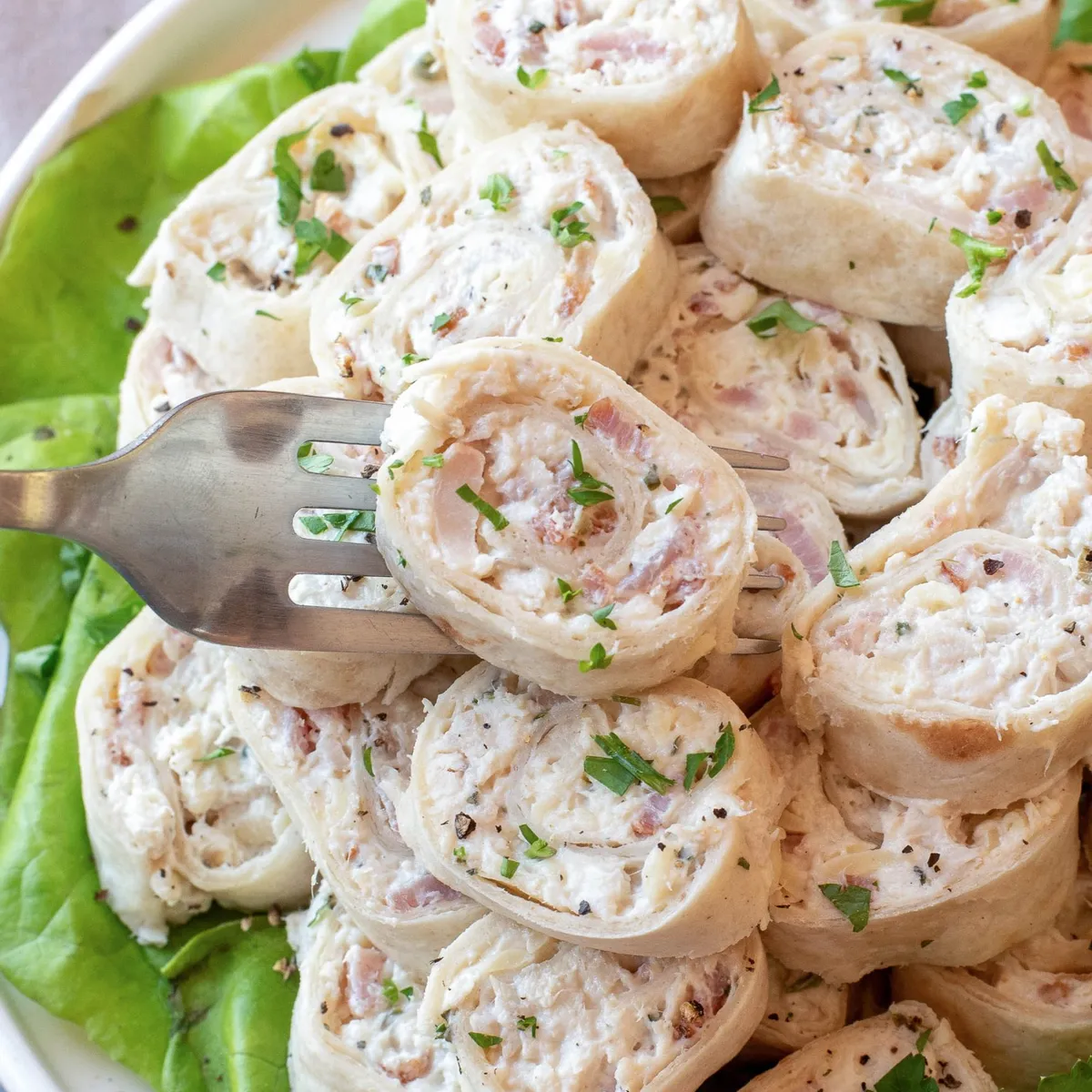 Chicken Bacon Ranch Pinwheels