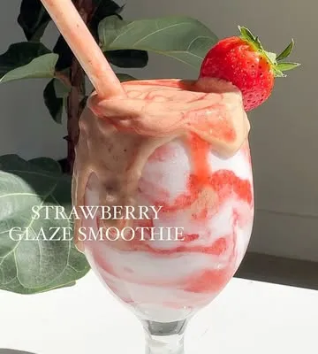 Recipe 'STRAWBERRY GLAZE SMOOTHIE'