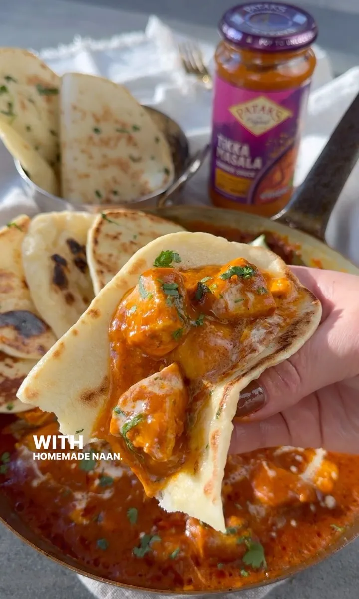 Easy Chicken Tikka Masala with Homemade Naan