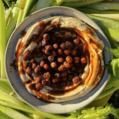 Recipe 'Super Smoooooth Hummus with Brown Butter and Paprika Sizzled Chickpeas'