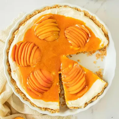 Recipe 'No-Fuss Apricot Cheesecake Recipe'
