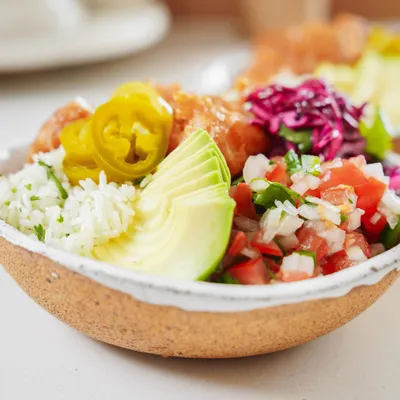 Recipe 'Fish Taco Bowl'