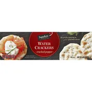 SIGNATURE SELECTS Water Crackers, Cracked Pepper