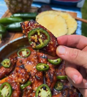 Recipe 'Pineapple Jalapeño Chicken Wing Sauce'