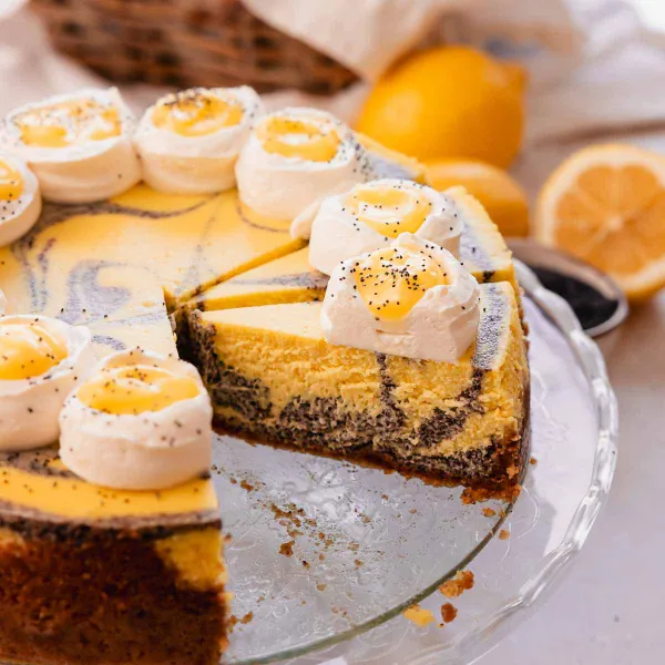 Lemon Poppy Seed Cheesecake