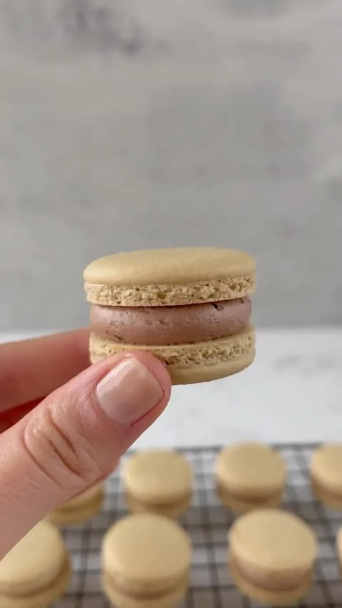 Classic Chocolate Buttercream for Macarons