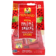 Sun-Maid Raisins, California Sun-Dried, Mini-Snacks