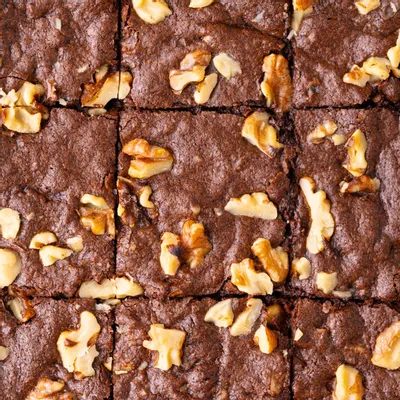Recipe 'Fudgy Chocolate Brownies with Chopped Walnuts'