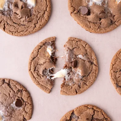 Recipe 'Chewy Hot Cocoa Cookies with Marshmallows'