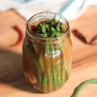 Recipe 'New Orleans Hot Pickled Green Beans'