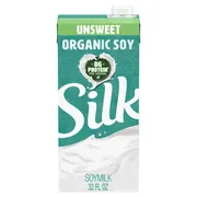 Silk Organic Shelf-Stable Unsweetened Soy Milk